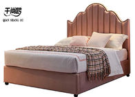 European Style Wave Shaped Bed , Modern Tufted Bed for Apartment