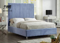 High Bedside Platform Tufted Bed Comfortable Home Furniture