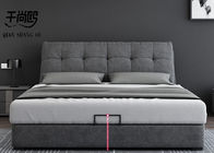 Luxury Tatami Platform Bed , Multifunctional Italian Upholstered Bed